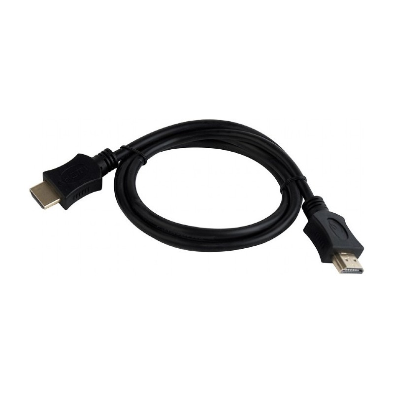 CABLU video GEMBIRD, HDMI (T) la HDMI (T), 1m, conectori auriti, rezolutie maxima 4K (3840 x 2160) la 60 Hz, negru, "CC-HDMI4L-1