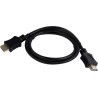 CABLU video GEMBIRD, HDMI (T) la HDMI (T), 1m, conectori auriti, rezolutie maxima 4K (3840 x 2160) la 60 Hz, negru, "CC-HDMI4L-1