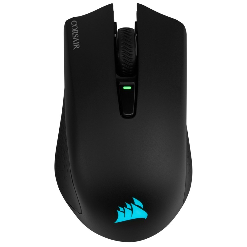 MOUSE CORSAIR, "Harpoon RGB", gaming, wireless, BT | 2.4GHz, 10000 dpi, butoane/scroll 6/1, iluminare, butoane programabile, mod