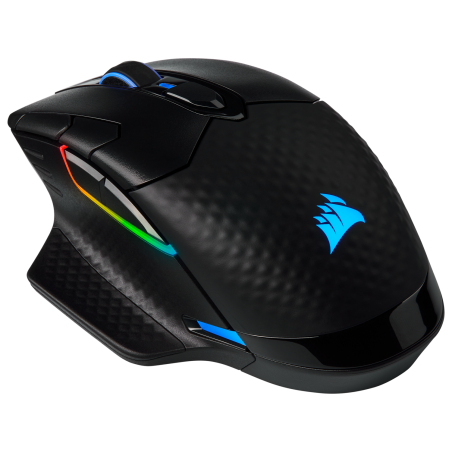 MOUSE CORSAIR, "Dark Core RGB Pro", gaming, wireless, BT| 2.4GHz, 18000 dpi, butoane/scroll 8/1, iluminare, butoane programabile