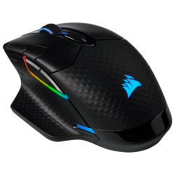 MOUSE CORSAIR, "Dark Core RGB Pro", gaming, wireless, BT| 2.4GHz, 18000 dpi, butoane/scroll 8/1, iluminare, butoane programabile