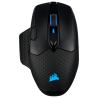 MOUSE CORSAIR, "Dark Core RGB Pro", gaming, wireless, BT| 2.4GHz, 18000 dpi, butoane/scroll 8/1, iluminare, butoane programabile