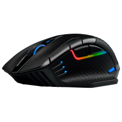 MOUSE CORSAIR, "Dark Core RGB Pro", gaming, wireless, BT| 2.4GHz, 18000 dpi, butoane/scroll 8/1, iluminare, butoane programabile