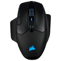 MOUSE CORSAIR, "Dark Core RGB Pro", gaming, wireless, BT| 2.4GHz, 18000 dpi, butoane/scroll 8/1, iluminare, butoane programabile