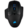 MOUSE CORSAIR, "Dark Core RGB Pro", gaming, wireless, BT| 2.4GHz, 18000 dpi, butoane/scroll 8/1, iluminare, butoane programabile