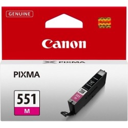 Cartus Cerneala Original Canon Magenta, CLI-551M, pentru Pixma IP-7250|8750|IX-6850|MG-5450|5550|5650|6350|6450|6650|7150|7550|M