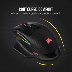 MOUSE CORSAIR, "Dark Core RGB Pro SE", gaming, wireless, BT | 2.4GHz,18000 dpi, butoane/scroll 8/1, iluminare,butoane programabi