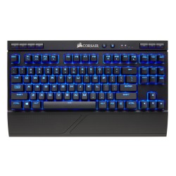TASTATURA CORSAIR - gaming wireless | cu fir, 87 taste, format TKL , mecanica, switch Cherry MX, Bluetooth | Wireless (2.4 GHz) 