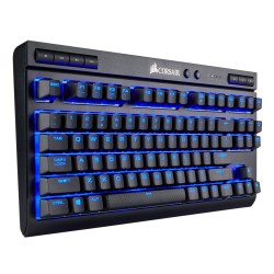 TASTATURA CORSAIR - gaming wireless | cu fir, 87 taste, format TKL , mecanica, switch Cherry MX, Bluetooth | Wireless (2.4 GHz) 