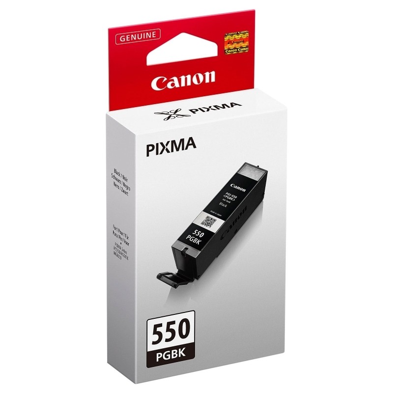 Cartus Cerneala Original Canon Black, PGI-550B, pentru Pixma IP-7250|8750|IX-6850|MG-5450|5550|5650|6350|6450|6650|7150|7550|MX-