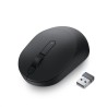 MOUSE DELL, "MS3320W", PC sau NB, wireless, Bluetooth | 2.4GHz, optic, 1600 dpi, butoane/scroll 3/1, mod dual de conectare, negr