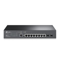 Switch TP-Link cu management L2+, 8 Porturi Gigabit, 2 x SFP Gigabit "TL-SG3210" (timbru verde 2 lei)