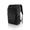 RUCSAC DELL, pt. notebook de max. 17 inch, 1 compartiment, buzunar frontal | buzunar lateral x 2, waterproof, poliester, negru /