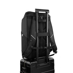 RUCSAC DELL, pt. notebook de max. 17 inch, 1 compartiment, buzunar frontal | buzunar lateral x 2, waterproof, poliester, negru /