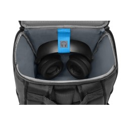 RUCSAC DELL, pt. notebook de max. 17 inch, 1 compartiment, buzunar frontal | buzunar lateral x 2, waterproof, poliester, negru /