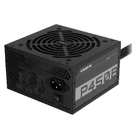 SURSA GIGABYTE , 450 W, ATX 12V V2.31, fan 120 mm x 1, 80 Plus Bronze, "GP-P450B" (timbru verde 2 lei)