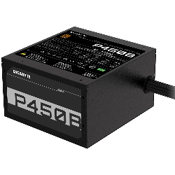 SURSA GIGABYTE , 450 W, ATX 12V V2.31, fan 120 mm x 1, 80 Plus Bronze, "GP-P450B" (timbru verde 2 lei)