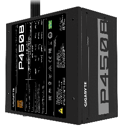SURSA GIGABYTE , 450 W, ATX 12V V2.31, fan 120 mm x 1, 80 Plus Bronze, "GP-P450B" (timbru verde 2 lei)