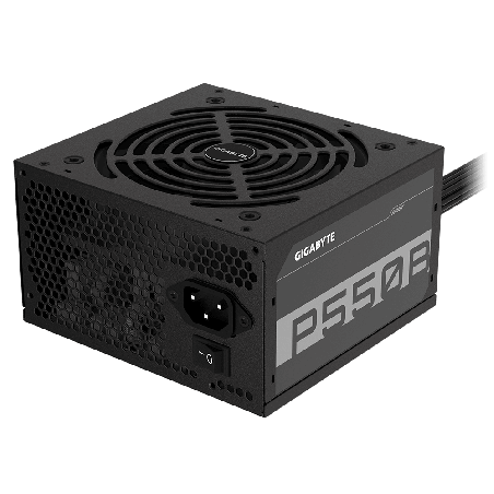 SURSA GIGABYTE , 550 W, ATX 12V V2.31, fan 120 mm x 1, 80 Plus Bronze, "GP-P550B" (timbru verde 2 lei)