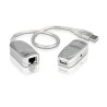 CABLU USB ATEN, prelungitor, conector USB 1.1 (T) | RJ-45 (M), gri, "UCE60-AT" (timbru verde 0.18 lei)