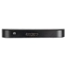 RACK extern SPACER, pt HDD/SSD, 2.5 inch, S-ATA, interfata PC USB 3.0, Husa piele sintetitca, aluminiu, negru, "SPR-25611" 45503
