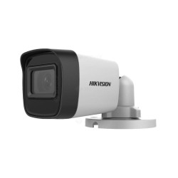CAMERA supraveghere HIKVISION bullet, pt. exterior, dist. IR 25 m, lentila fixa 2.8 mm, 5 Mpx, cu fir, carcasa plastic, "DS-2CE1