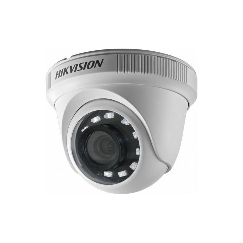 CAMERA supraveghere HIKVISION turret, pt. exterior, dist. IR 20 m, lentila fixa 2.8 mm, 2 Mpx, cu fir, carcasa plastic si metal,