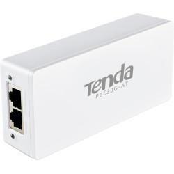 INJECTOR PoE Tenda 2 porturi Gigabit, compatibil IEEE 802.3af/at 30W maxim 100M, carcasa plastic, "POE30G-AT" (timbru verde 2 le