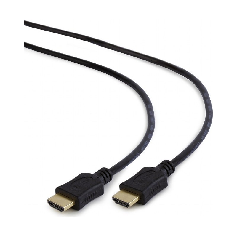 CABLU video GEMBIRD, HDMI (T) la HDMI (T), 3m, conectori auriti, rezolutie maxima 4K (3840 x 2160) la 60 Hz, negru, "CC-HDMI4L-1