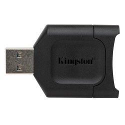 CARD READER extern KINGSTON, interfata USB 3.0, citeste/scrie: SD, micro SD, plastic, negru, "MLP" (timbru verde 0.03 lei)