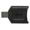 CARD READER extern KINGSTON, interfata USB 3.0, citeste/scrie: SD, micro SD, plastic, negru, "MLP" (timbru verde 0.03 lei)
