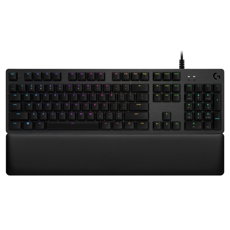 LOGITECH G513 CARBON LIGHTSYNC RGB Mechanical Gaming Keyboard, GX Brown-CARBON-US INTL-USB-INTNL-TACTILE (timbru verde 0.8 lei)