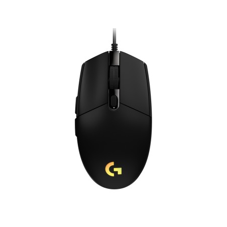 MOUSE LOGITECH, "G102 LIGHTSYNC", gaming, cu fir, USB, optic, 8000 dpi, butoane/scroll 6/1, iluminare, butoane programabile, neg