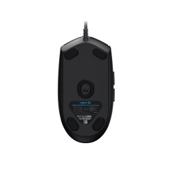 MOUSE LOGITECH, "G102 LIGHTSYNC", gaming, cu fir, USB, optic, 8000 dpi, butoane/scroll 6/1, iluminare, butoane programabile, neg