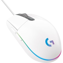 MOUSE LOGITECH, "G102 LIGHTSYNC", gaming, cu fir, USB, optic, 8000 dpi, butoane/scroll 6/1, iluminare, butoane programabile, alb