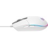 MOUSE LOGITECH, "G102 LIGHTSYNC", gaming, cu fir, USB, optic, 8000 dpi, butoane/scroll 6/1, iluminare, butoane programabile, alb