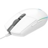 MOUSE LOGITECH, "G102 LIGHTSYNC", gaming, cu fir, USB, optic, 8000 dpi, butoane/scroll 6/1, iluminare, butoane programabile, alb