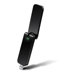 ADAPTOR RETEA TP-LINK AC1300, extern wireless 2.4 GHz | 5 GHz, USB 3.0 port, antena externa x 1, "Archer T4U" (timbru verde 0.18