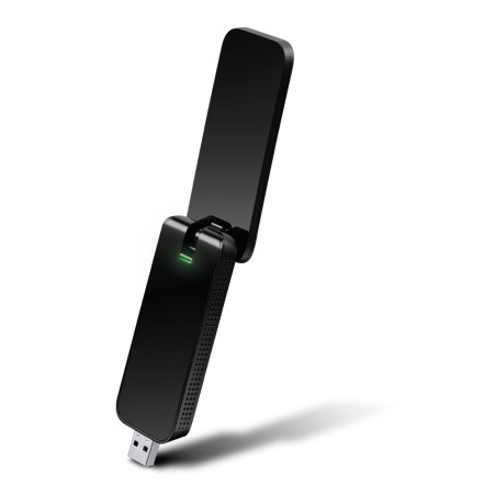 ADAPTOR RETEA TP-LINK AC1300, extern wireless 2.4 GHz | 5 GHz, USB 3.0 port, antena externa x 1, "Archer T4U" (timbru verde 0.18