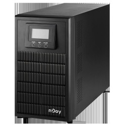 UPS NJOY, "ATEN PRO 3000", Online cu sinusoida pura, tower, 3000VA/2700W, AVR, Schuko x 4, 6 x baterie 12V/9Ah, display LCD, bac