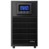 UPS NJOY, "ATEN PRO 3000", Online cu sinusoida pura, tower, 3000VA/2700W, AVR, Schuko x 4, 6 x baterie 12V/9Ah, display LCD, bac