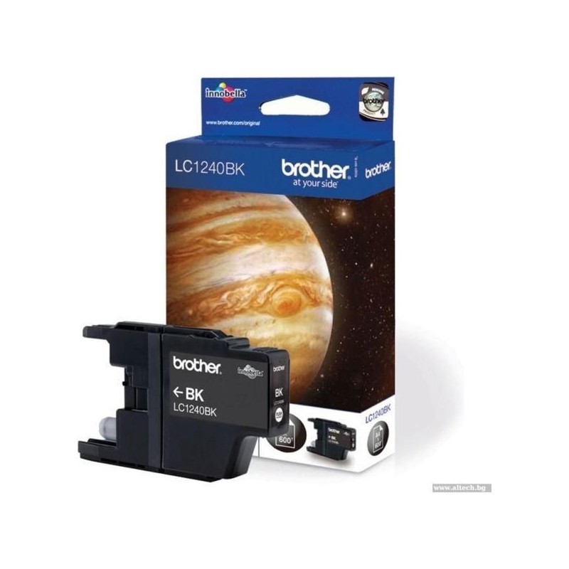 Cartus Cerneala Original Brother Black, LC1240BK, pentru DCP-J525W|J725|J925|MFC-J430|J625|J5910|J6510|J6910, 600, (timbru verde