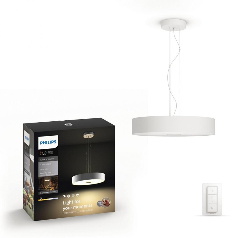 LUSTRA smart PHILIPS, LED, soclu integrat, putere 39 W, tip lumina alb rece alb calda, 3.000 lumeni, alimentare 220 - 230 V, "00
