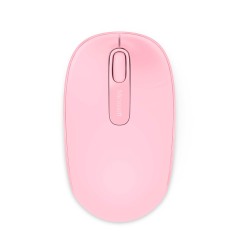 MOUSE MICROSOFT, "Mobile 1850", PC sau NB, wireless, 2.4GHz, optic, 1000 dpi, butoane/scroll 3/1, , roz, "U7Z-00023" (timbru ver