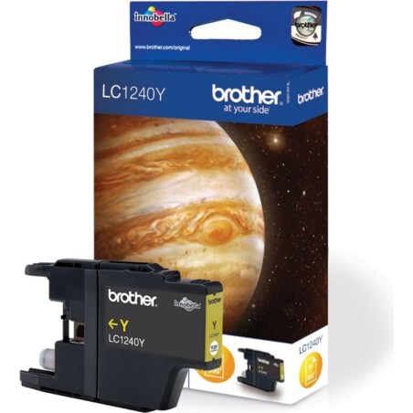 Cartus Cerneala Original Brother Yellow, LC1240Y, pentru DCP-J525W|J725|J925|MFC-J430|J625|J5910|J6510|J6910, 600, (timbru verde