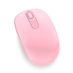 MOUSE MICROSOFT, "Mobile 1850", PC sau NB, wireless, 2.4GHz, optic, 1000 dpi, butoane/scroll 3/1, , roz, "U7Z-00023" (timbru ver