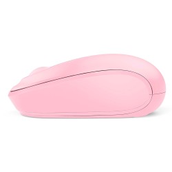 MOUSE MICROSOFT, "Mobile 1850", PC sau NB, wireless, 2.4GHz, optic, 1000 dpi, butoane/scroll 3/1, , roz, "U7Z-00023" (timbru ver
