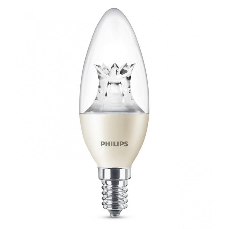 BEC LED Philips, soclu E14, putere 4W, forma lumanare, lumina alb calda, alimentare 220 - 240 V, "000008718696453667" (timbru ve