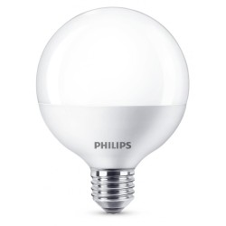 BEC LED Philips, soclu E27, putere 9.5W, forma clasic, lumina alb calda, alimentare 220 - 240 V, "000008718696580639" (timbru ve