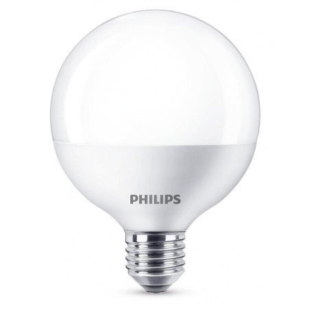 BEC LED Philips, soclu E27, putere 9.5W, forma clasic, lumina alb calda, alimentare 220 - 240 V, "000008718696580639" (timbru ve